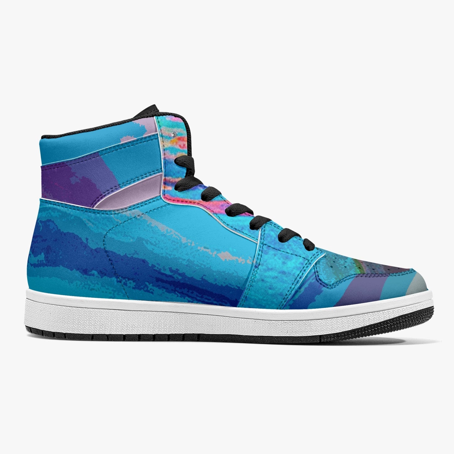 Almost Blue - Macr.in (High-Top Leather Sneakers)